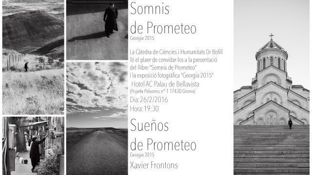 Presentació del llibre: "Somnis de Prometeu" i exposició fotogràfica "Georgia 2015"